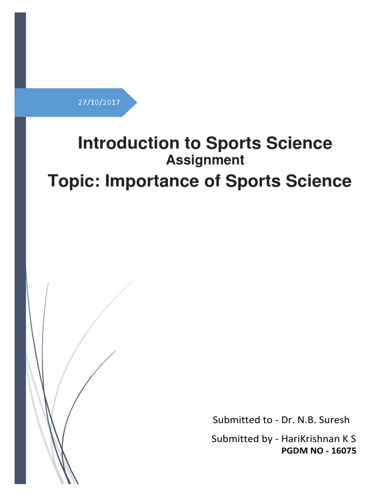 Importance of Sports Science Explained | PDF | Survey Methodology ...