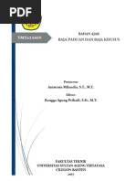 Download Baja Paduan Dan Baja Khusus - Bahan Ajar by Fadhlan D Luffy SN364834523 doc pdf