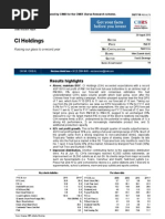 Ci Holdings Results Highlights Securities Finance Confidentiality