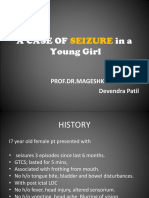 A Case of Ina Young Girl: Seizure