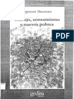 Bauman, Z., Trabajo, Consumismo y Nuevos Pobres (Libro Completo)