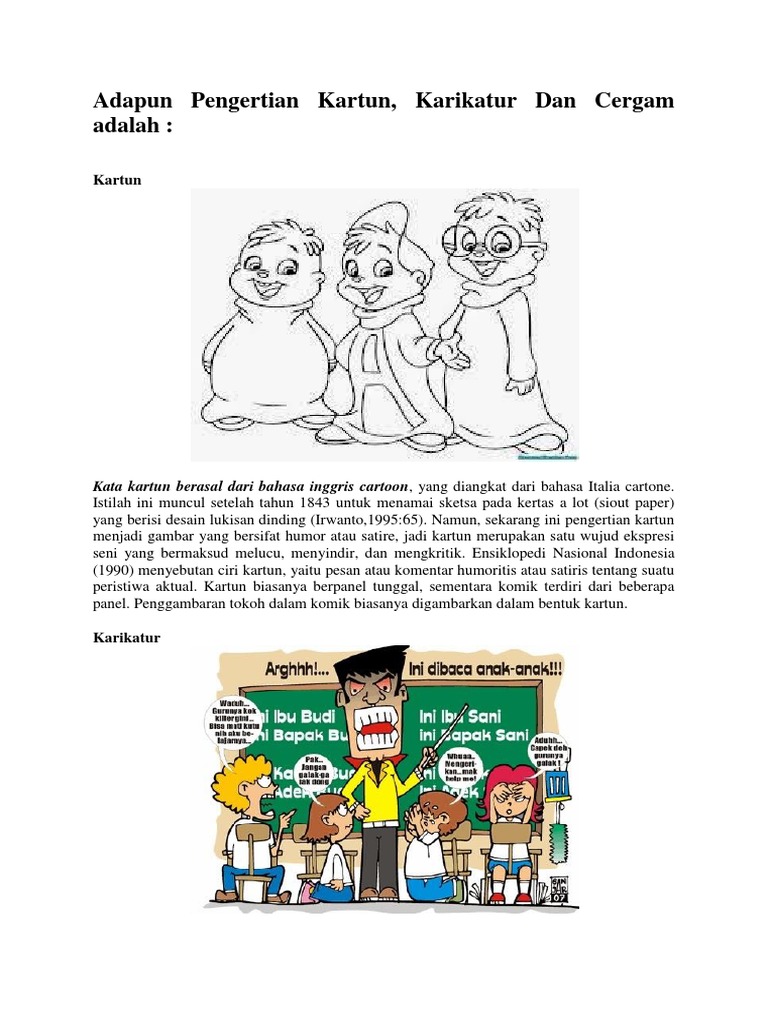 20 Gambar Ilustrasi Komik Kartun Karikatur Gambarilus