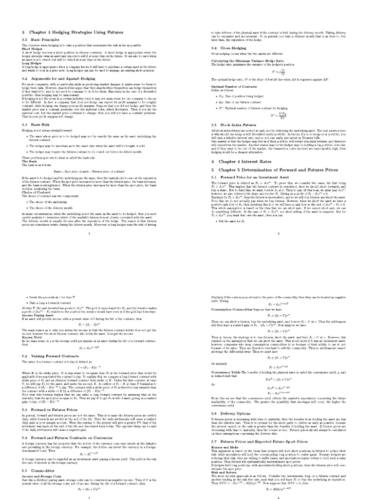 FINC3012 MidSem Notes | PDF