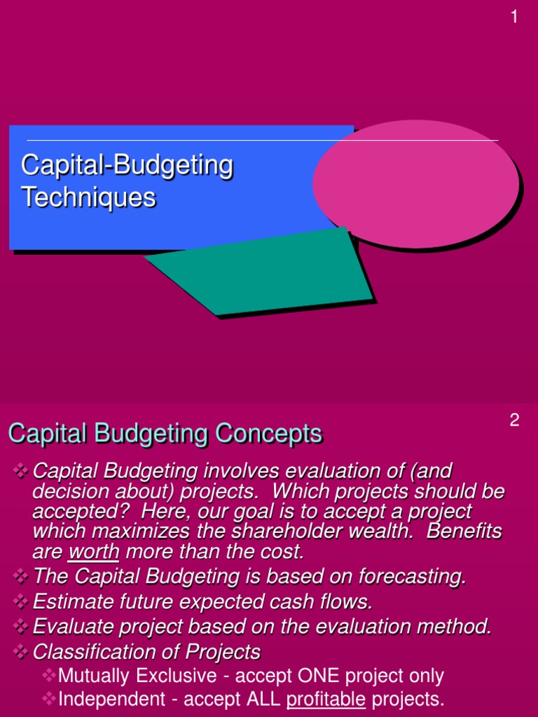 Capital+Budgeting+Technique+ +CC | Download Free PDF | Capital ...