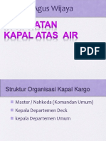 Struktur Organisasi Kapal Kargo