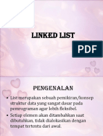 Minggu Pertemuan 6 - Linked List