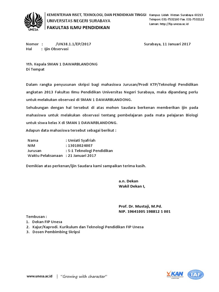 Surat Obser Skripsidocx