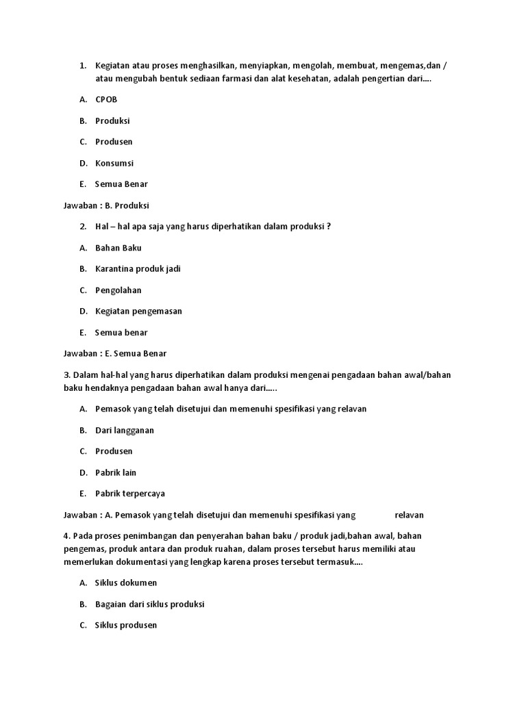 Dokumen Serupa Dengan Soal Gmp