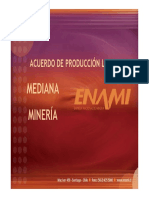 Acuerdo de Produccion Limpia Mediana Mineria