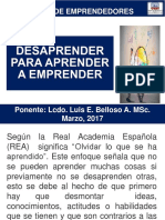 Desamprender para Aprender A Emprender