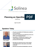 Planning OpenStack PoC