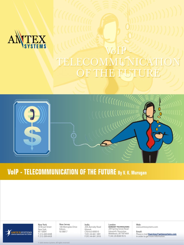 Voip - Telecommunication of The Future | PDF | Voice Over Ip | Telephony