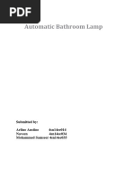 Automatic Bathroom Lamp