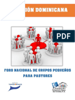 Programa Foro Nacional de Grupos Pequeños. Pastores-1