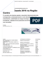 Empresas Gazela 2016 Na Região Centro - .