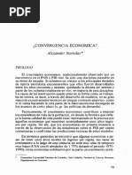 ¿Convergencia económica?