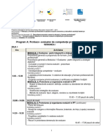 A Agenda Sesiunea I 4-Zile