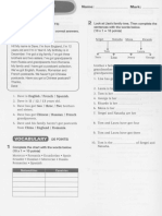 Examen Ingles 1 ESO PDF