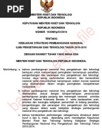 Download Kepmen Ristek 193 2010 JAKSTRANAS 2010-2014 by Ed Firdaus SN36488456 doc pdf