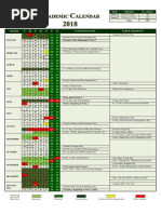 Maldives Academic Calendar 2018