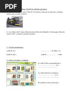 Prueba Final Matemática 3er. Grado
