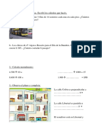 Prueba Final Matemática 3er. Grado