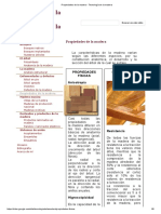 Propiedades de La Madera - Tecnología de La Madera