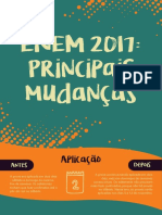 Mudanças No ENEM 2017