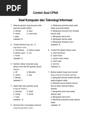 Contoh Soal Tes Skb Teknik Informatika