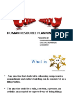 Human Resource Planning: Presented by G.Bhuvaneswari Ch.S.V.A.S.R.Sandilya U.Haneesh