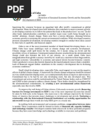 Sample Position Paper - Cuba - ECOFIN