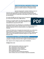 Programación de Máquinas de CNC Con Códigos G