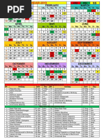 2018 Calendar