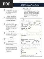 Icao Flight Plan Form Basics PDF