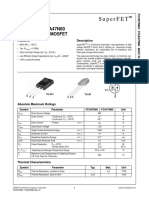 47N60 FCA MOSFET N-Channel PDF