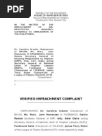 Final Impeachment Complaint vs Ombudsman
