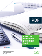 Versement de prime + calcul