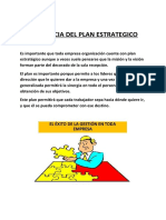 Importancia Del Plan Estrategico