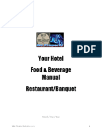 Food and Beverage Manual