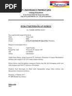 Surat Keterangan Kerja Pdf