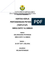 Kertas Kerja Pertandingn Petanque