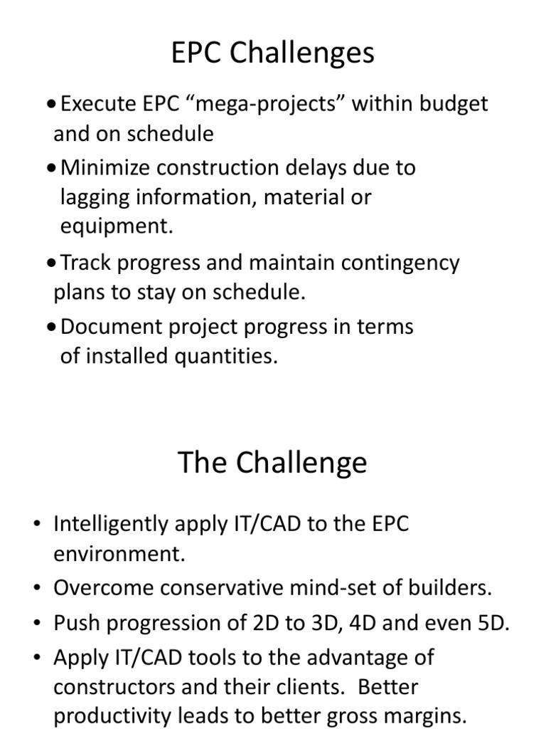 EPC Project Execution Challenges | PDF | Specification (Technical ...