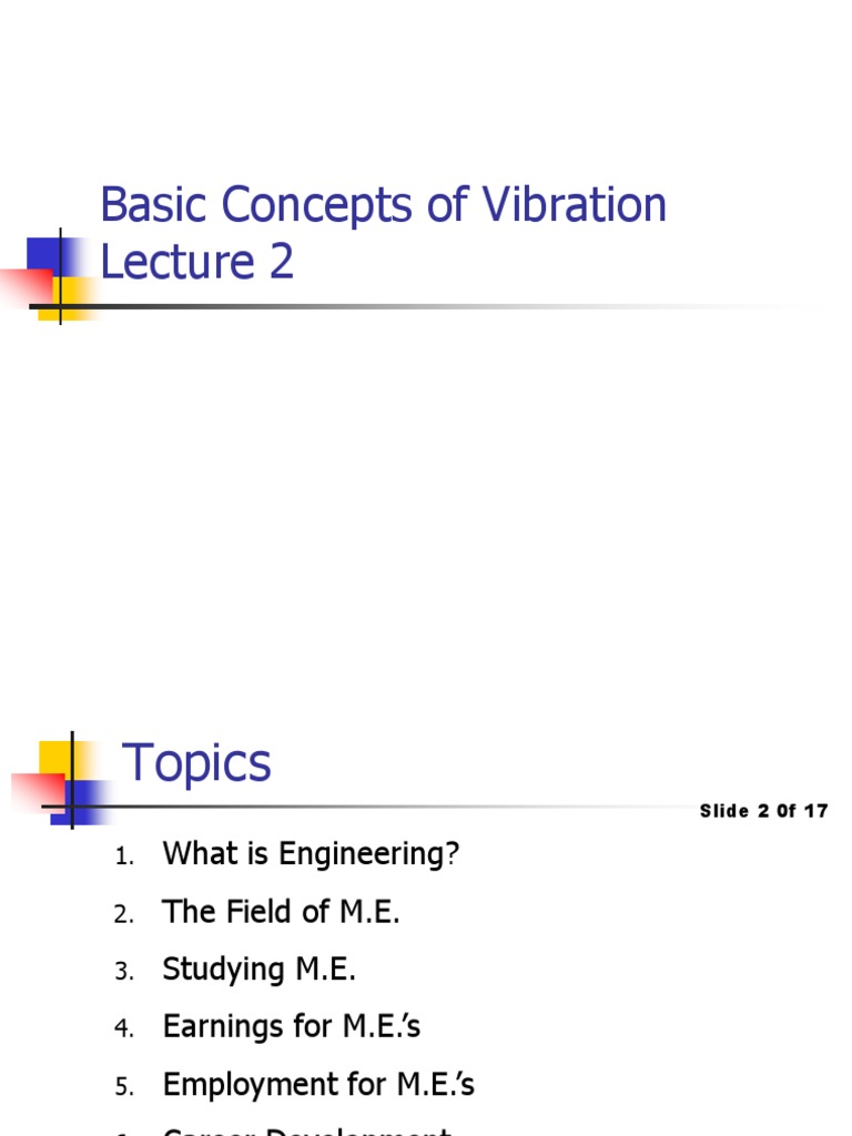 2 - Basic Concepts of Vibration | PDF