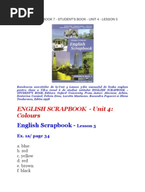English Scrapbook 7 Unit 4 Lesson 3 Pdf