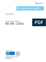 DHF Best Practice Guide Door and Window Bolts To BS en 12051