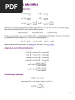 Trigonometric Identities