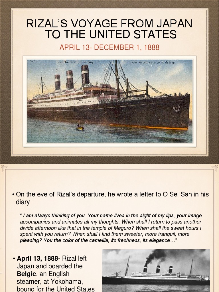 Rizal Voyage | PDF