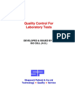 Quality Control Laboratory Manual