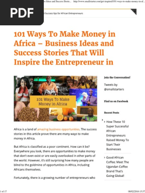 101 money making ideas pdf