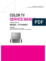 LG Color TV Service Manual For Models PL48A82T MP-015A PT-53A83T